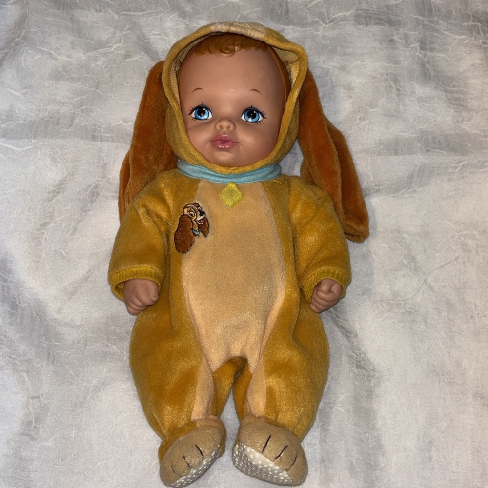 LAUER Water Baby Lady & Tramp Disney Dog Puppy Waterbabies Golden Retriever